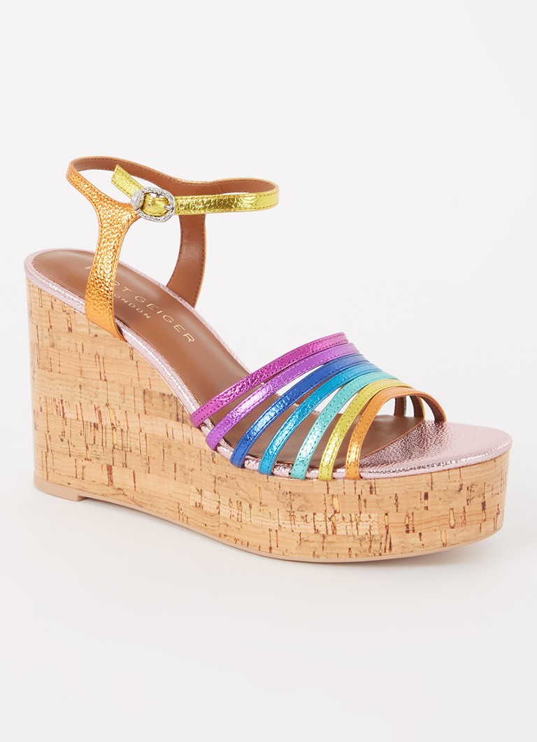 Kurt Geiger - Pierra sleehak met metallic finish - Multicolor
