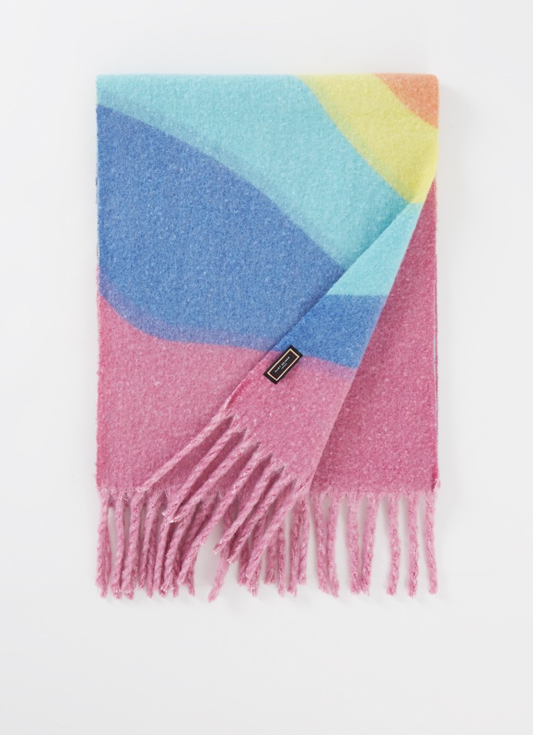 Kurt Geiger - Yarndye sjaal met print 200 x 40 cm  - Multicolor