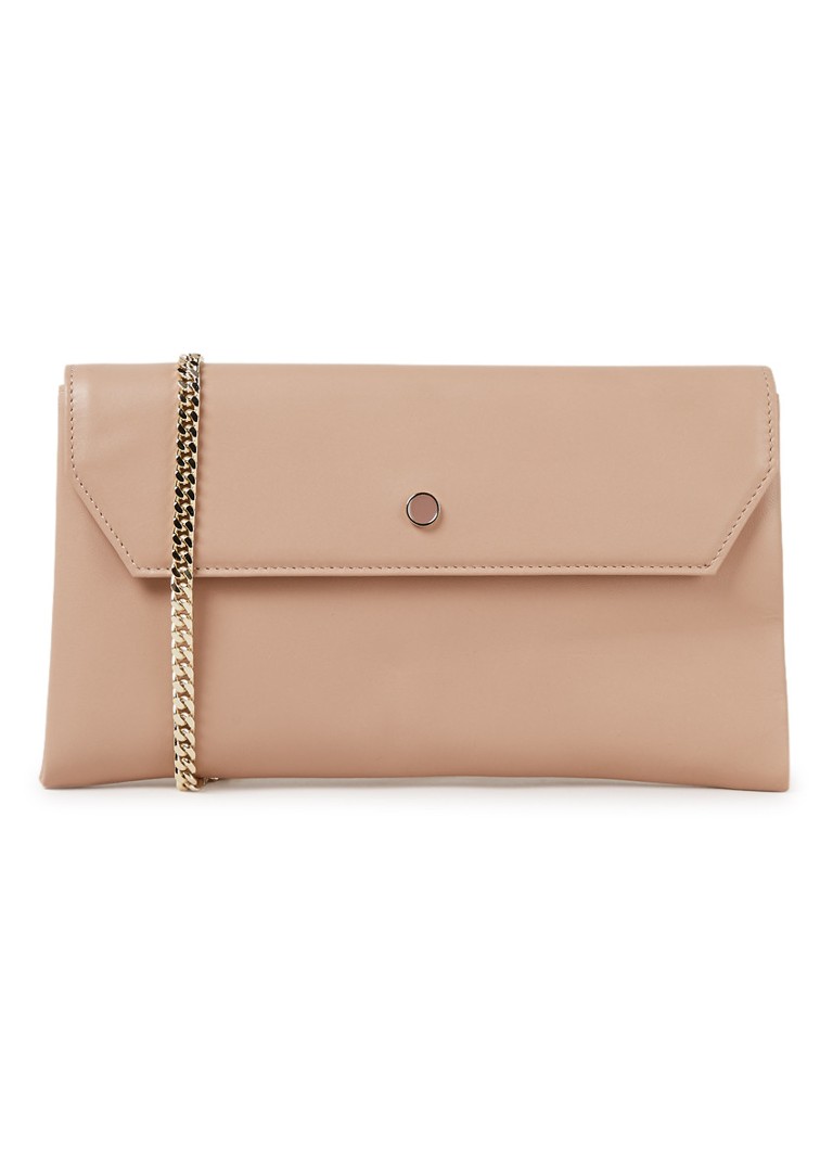 lk bennett gold clutch