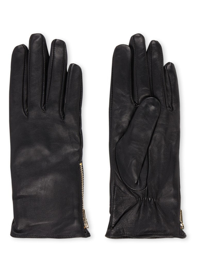 L.K.Bennett - Kiera handschoenen van leer - Zwart