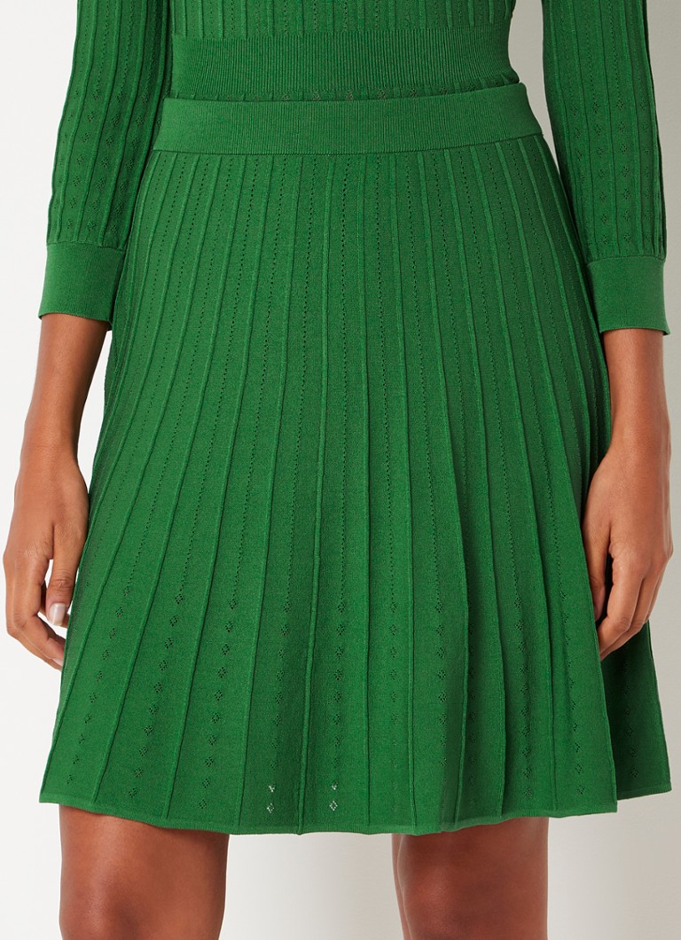 Dames Elegante Elastische Taille Flared A-lijn Midi Rok Basic Uniform Geplooide Skater Rokken(S, Lichtblauw Dames Elegante Elastische Taille Flared A-lijn Midi Rok Basic Uniform Geplooide Skater Rokken(S, Lichtblauw