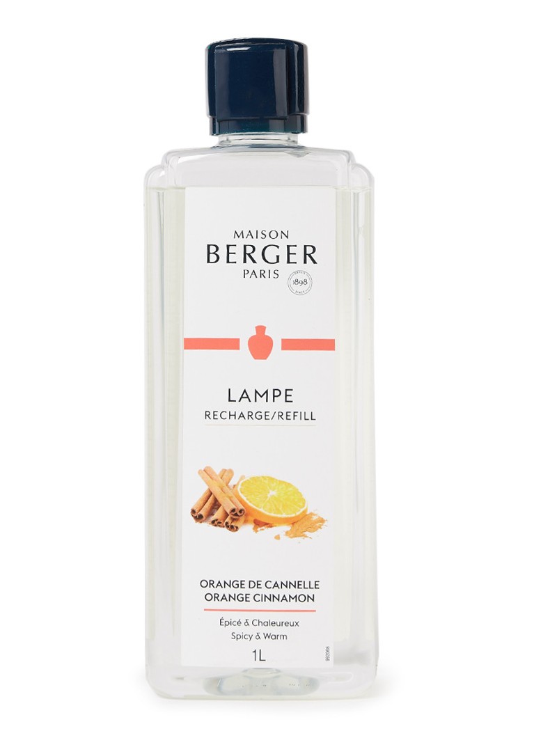 lampe berger orange de cannelle navulling voor geurbrander 1 liter transparant de bijenkorf