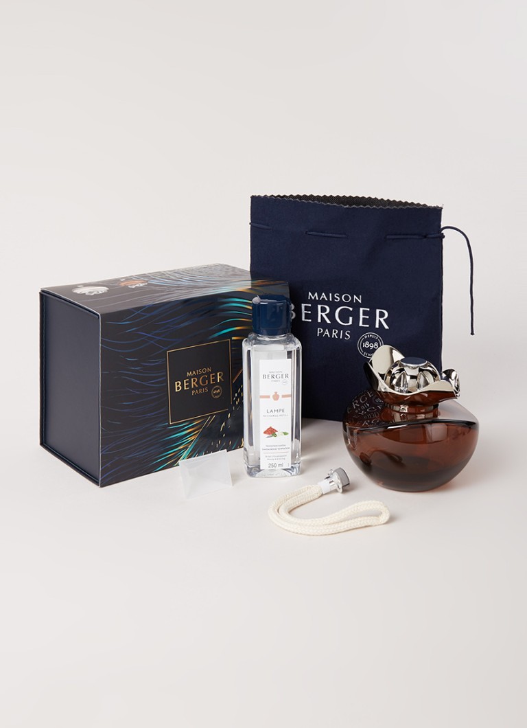 Lampe Berger Temptation Chocolat Geurbrander Met Navulling Giftset Cognac De Bijenkorf