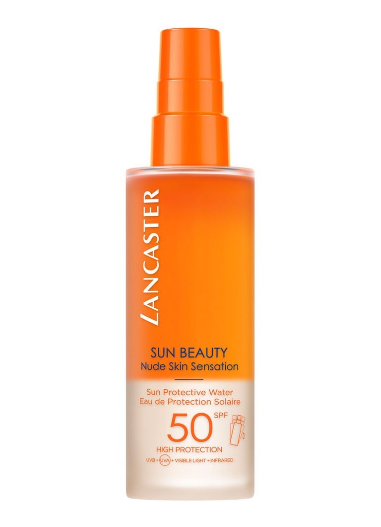 Lancaster Beauty Nude Skin Sensation Sun Protective Water SPF50 - zonnebrand • de Bijenkorf