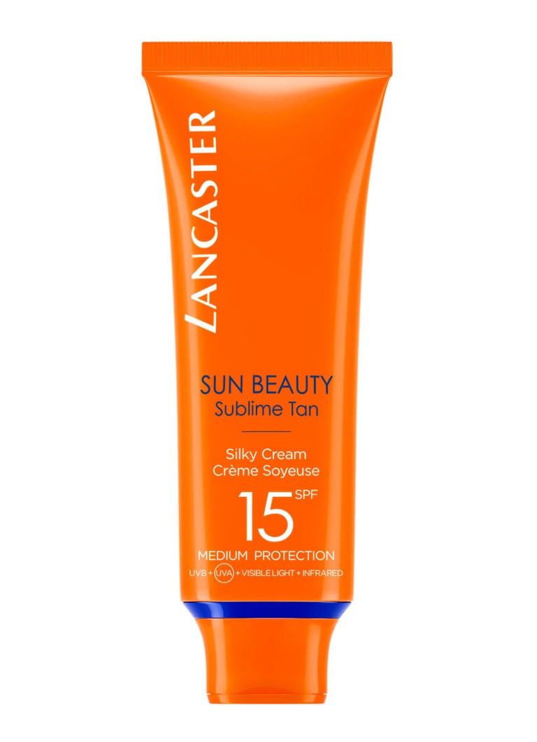 Lancaster - Sun Beauty Silky Cream SPF 15 Face - zonnebrand voor het gezicht - null