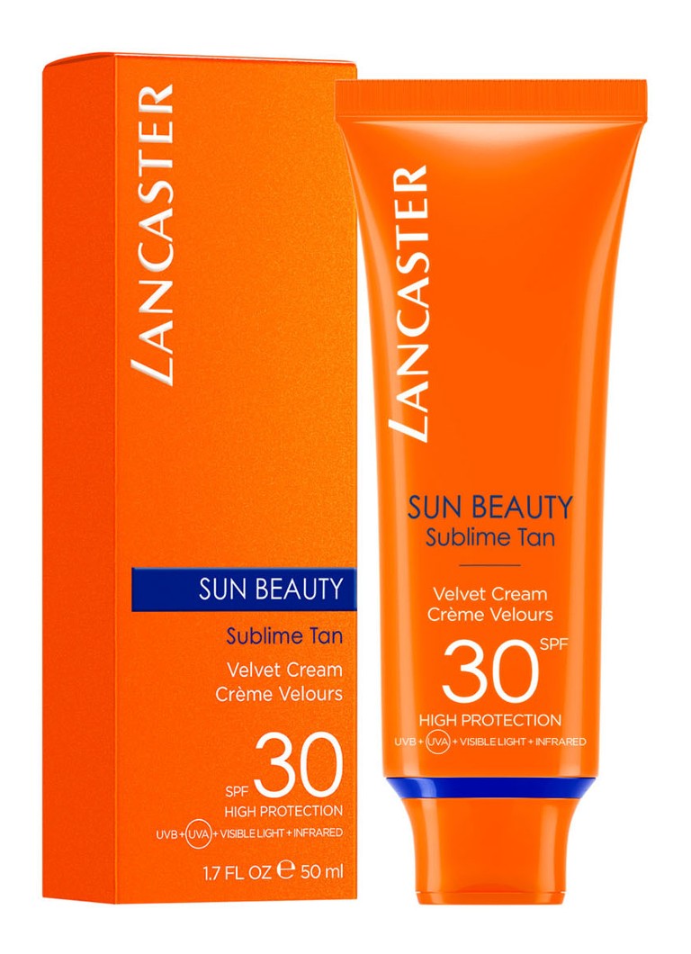 Overweldigend Stereotype Veronderstellen Lancaster Sun Beauty Velvet Cream SPF 30 - Face - zonnebrand voor het  gezicht • de Bijenkorf