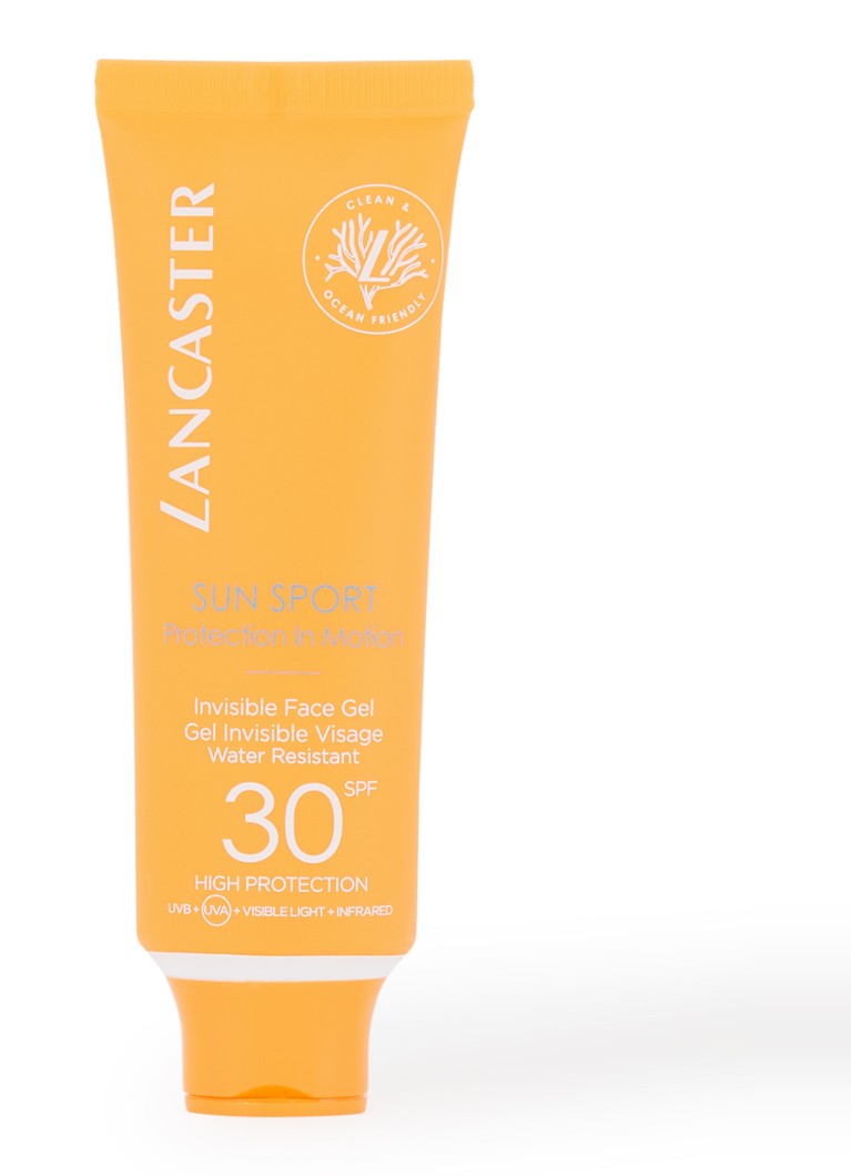 Lancaster Sun Sport Invisible Face Gel SPF 30 zonnebrand voor het