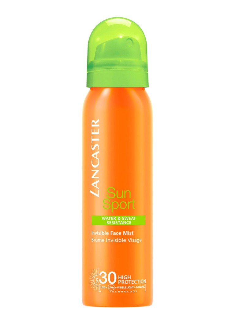zonnebrand mist face SPF30 Invisible Sport Bijenkorf Face â¢ zonnebrand  Sun de Lancaster Mist
