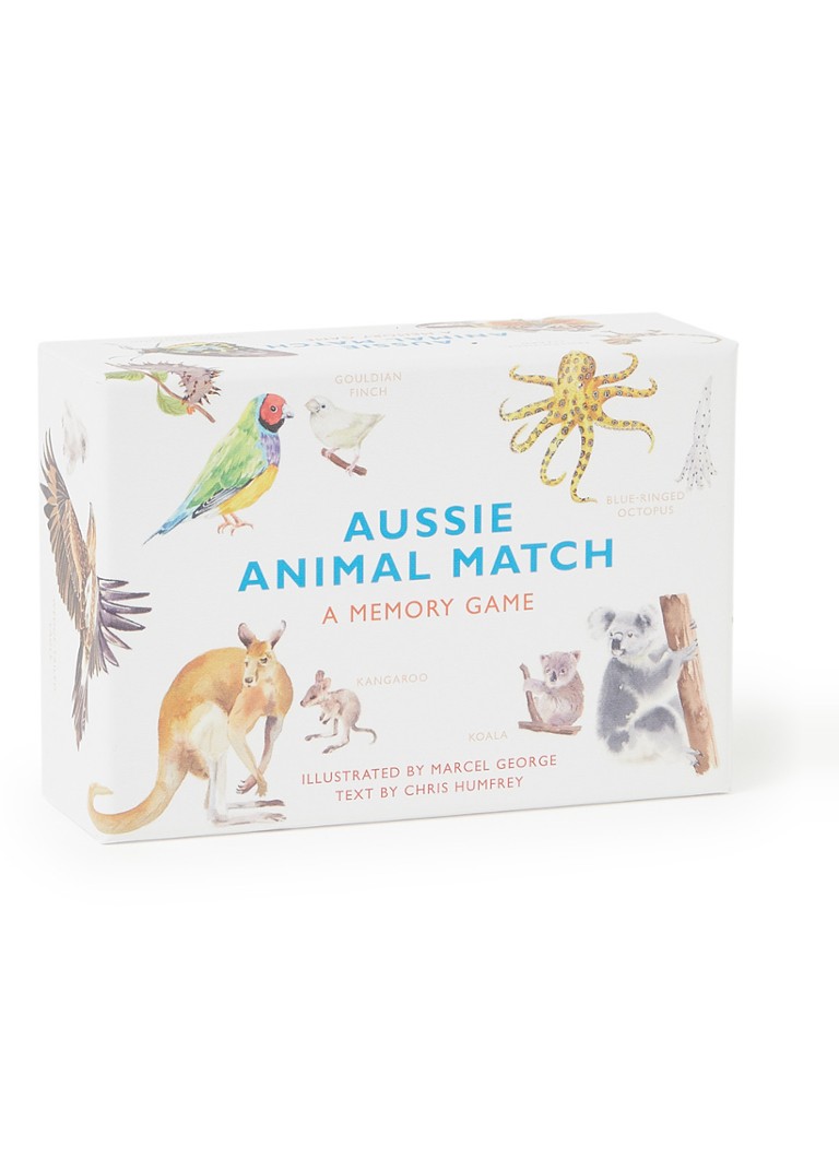 Laurence King - Aussie Animal Match geheugenspel  - Wit