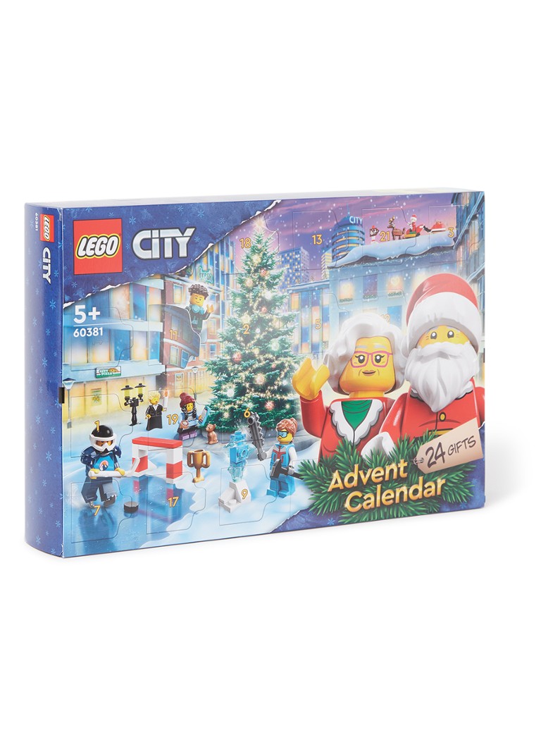 LEGO City adventskalender 60381 • Multicolor • de Bijenkorf
