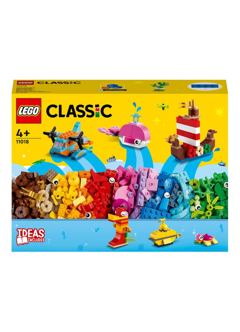 LEGO - Creatief zeeplezier Bouwsteentjes set - 11018 - Multicolor
