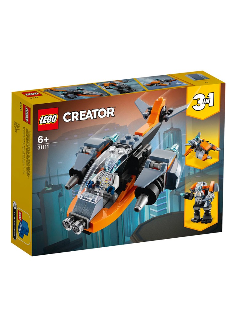 LEGO - Cyberdrone - 31111 - Grijs