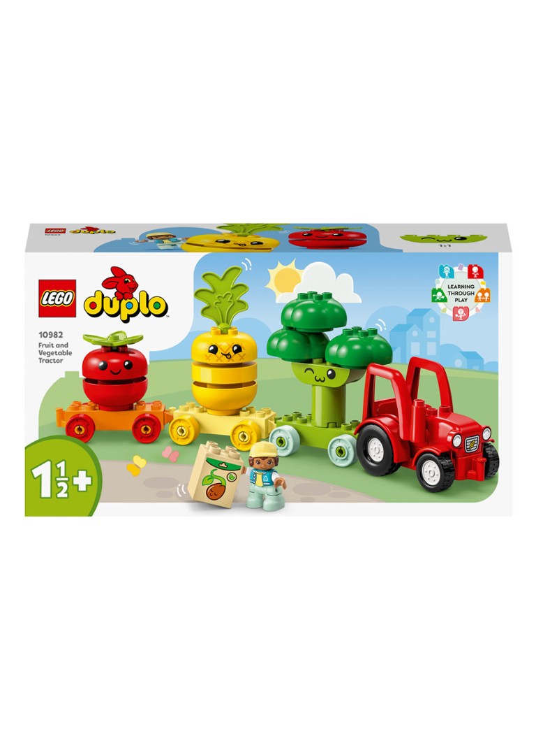 LEGO Mijn Eerste Fruit- en Groentetractor - bouwset 10982 • Multicolor ...