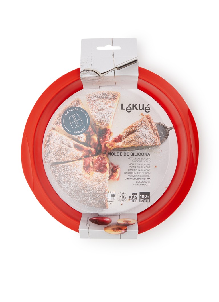 Lékué - Siliconen cakevorm 20 cm - Rood