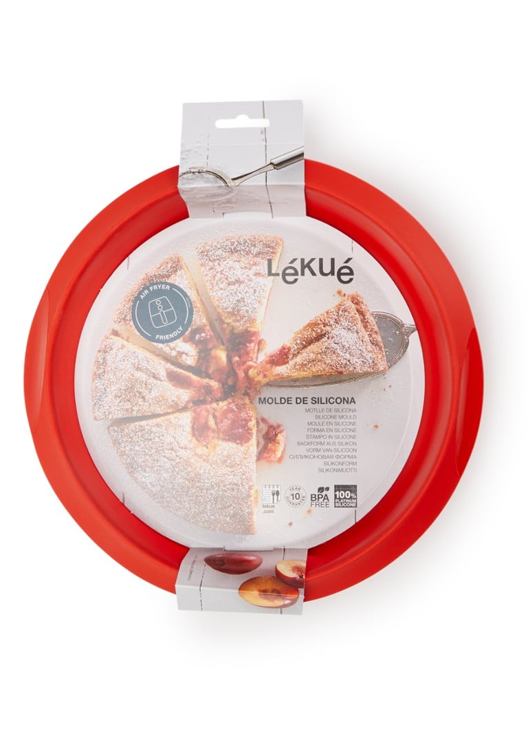 Lékué - Siliconen cakevorm 24 cm - Rood
