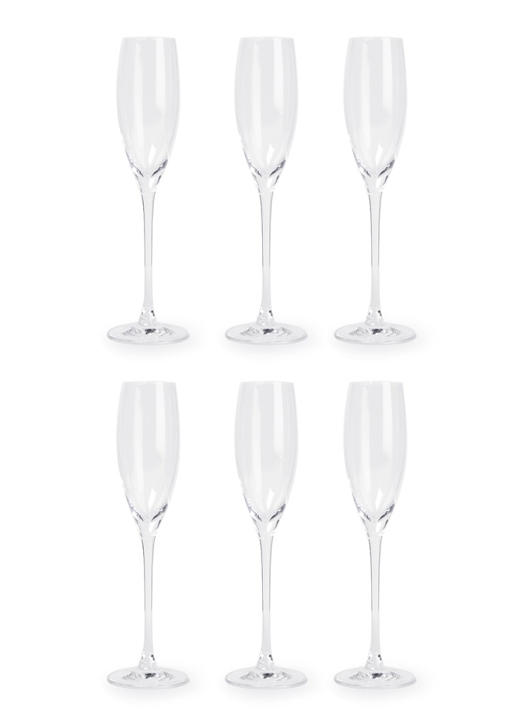 drie AIDS marionet Leonardo Cheers champagneglas 22 cl • Transparant • de Bijenkorf