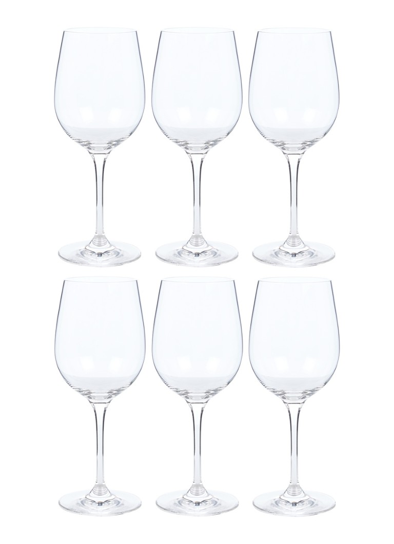 Leonardo - Ciao+ witte wijnglazen 37 cl set van 6 - Transparant
