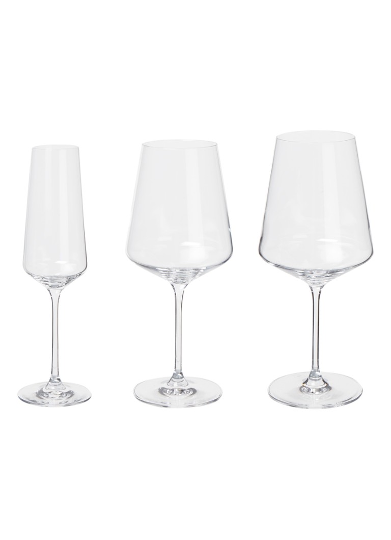 wijnglas cl set van 18 • Transparant • de