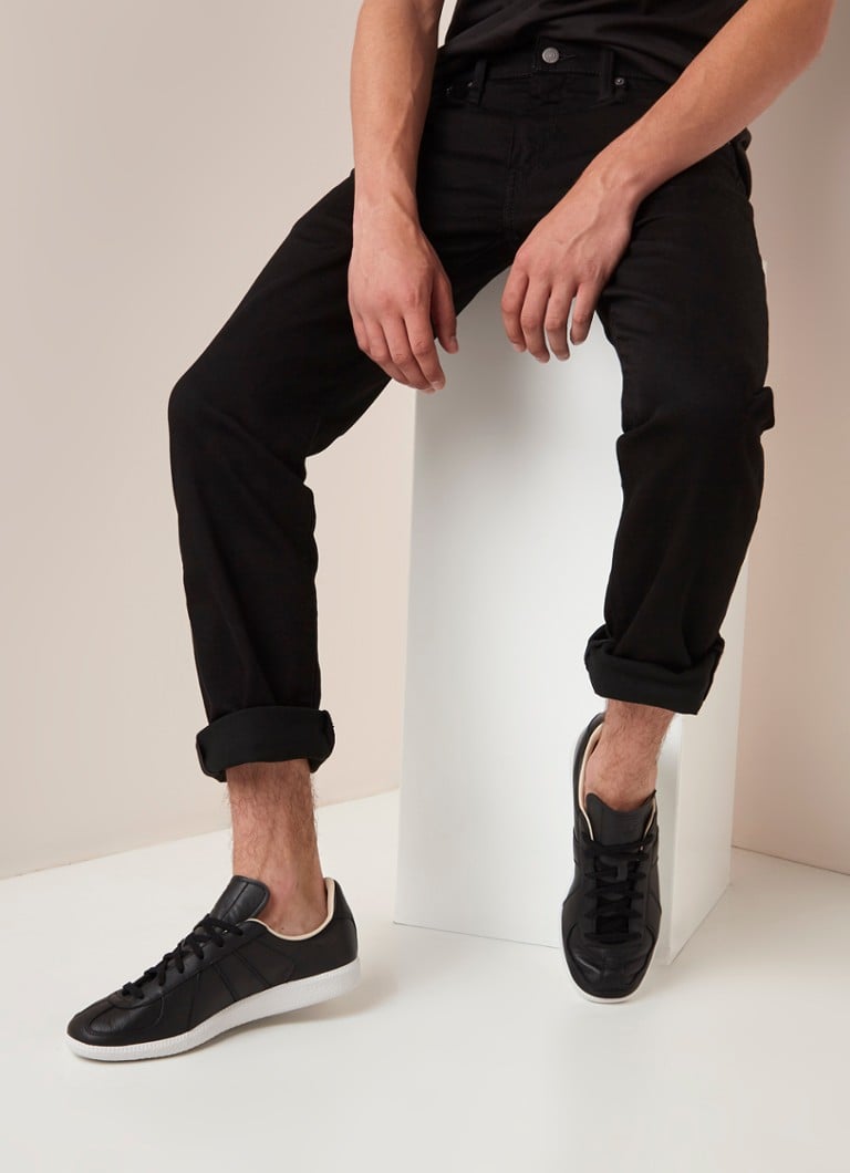 Levi's - 502 tapered jeans met stretch - Zwart
