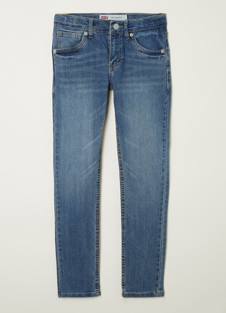 Levi's - 510 skinny jeans met stretch - Indigo