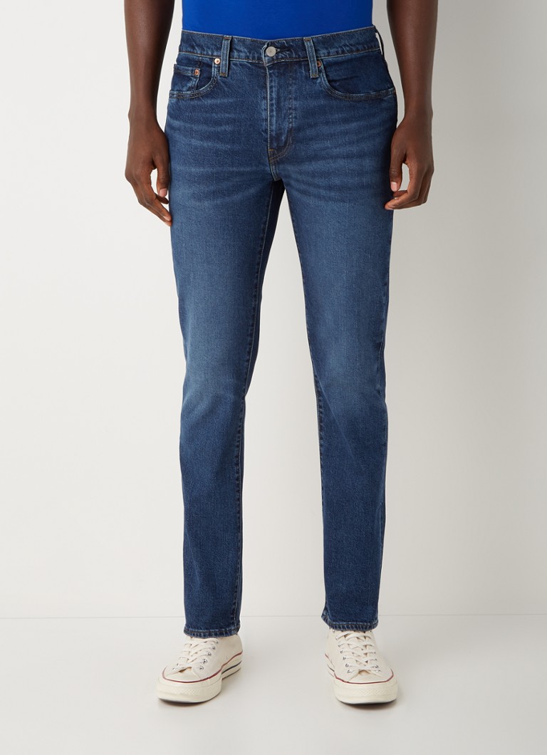 Levis 511 Slim Fit Jeans In Lyocellblend Met Donkere Wassing • Indigo • De Bijenkorf