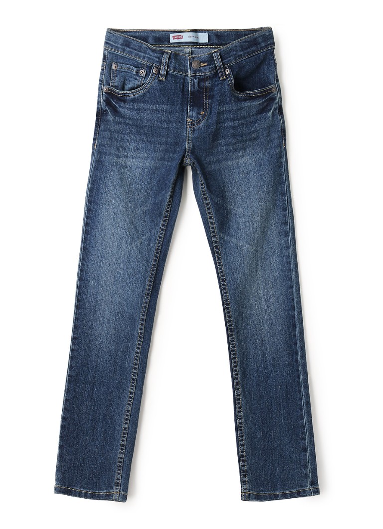 Levi's - 511 slim fit jeans met medium wassing - Jeans