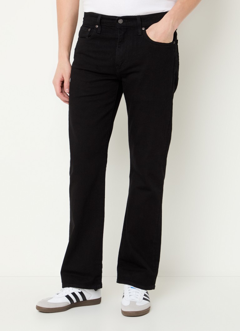 Levi's - 527 Slim bootcut jeans met gekleurde wassing - Zwart