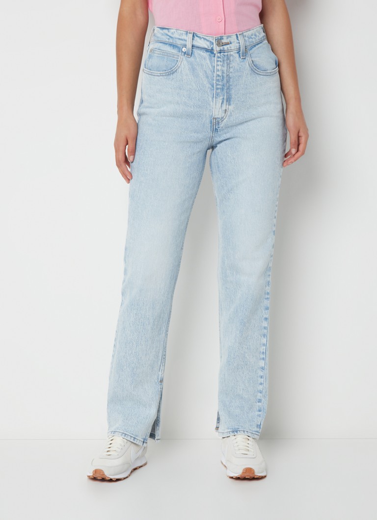 hoop Haarvaten hangen Levi's 70's high waist slim straight leg jeans met split • Indigo • de  Bijenkorf