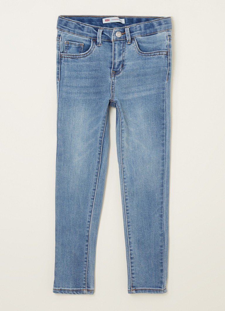 Levi's - 710 super skinny jeans met stretch - Indigo
