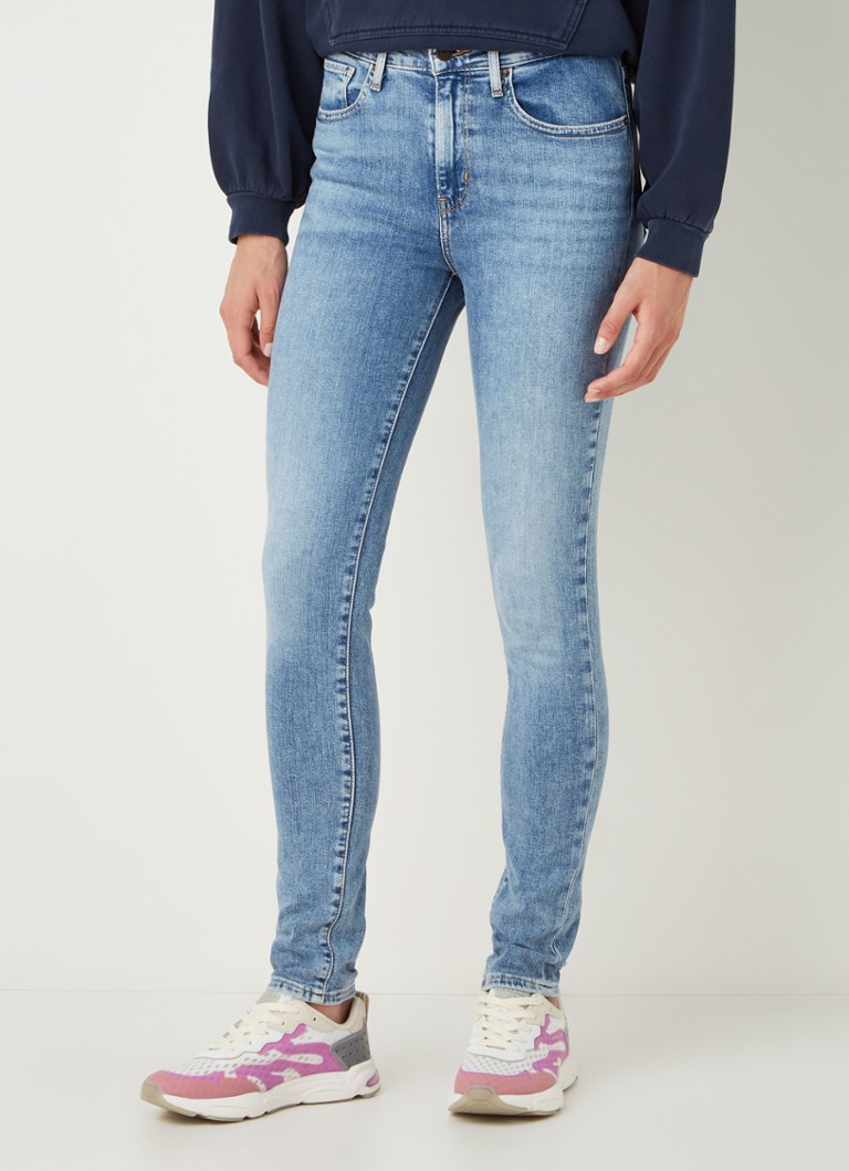 Levi's - 721 High waist skinny jeans met stretch - Indigo