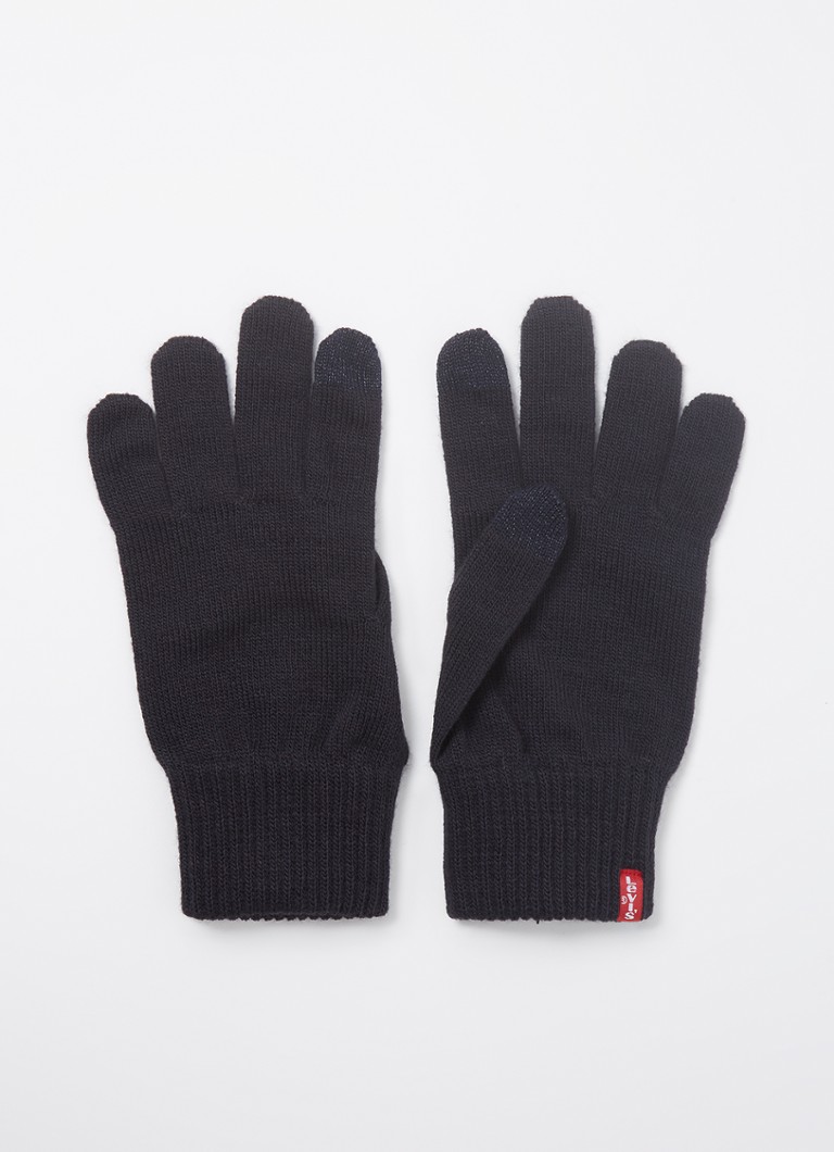 Levi's - Handschoenen met touchscreen functie - Donkerblauw