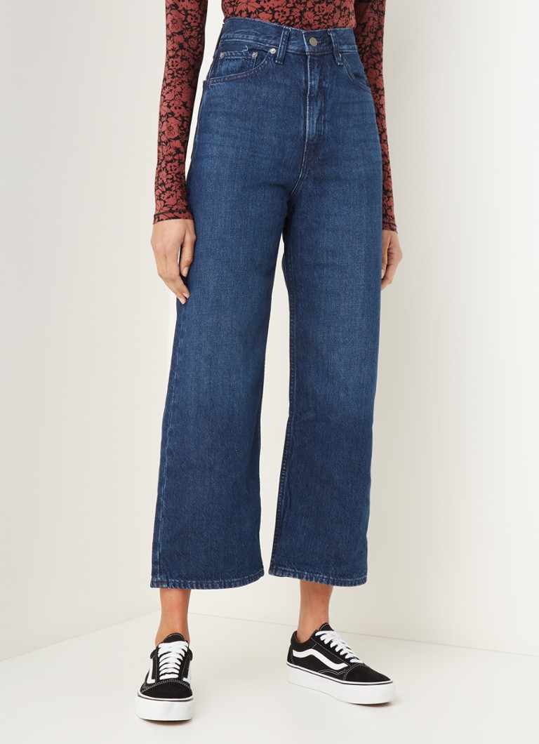 Wonder ontrouw Afstoting Levi's High waist wide leg cropped jeans met donkere wassing • Indigo • de Bijenkorf Wonder ontrouw Afstoting Levi's High waist wide leg cropped jeans met donkere wassing • Indigo • de Bijenkorf