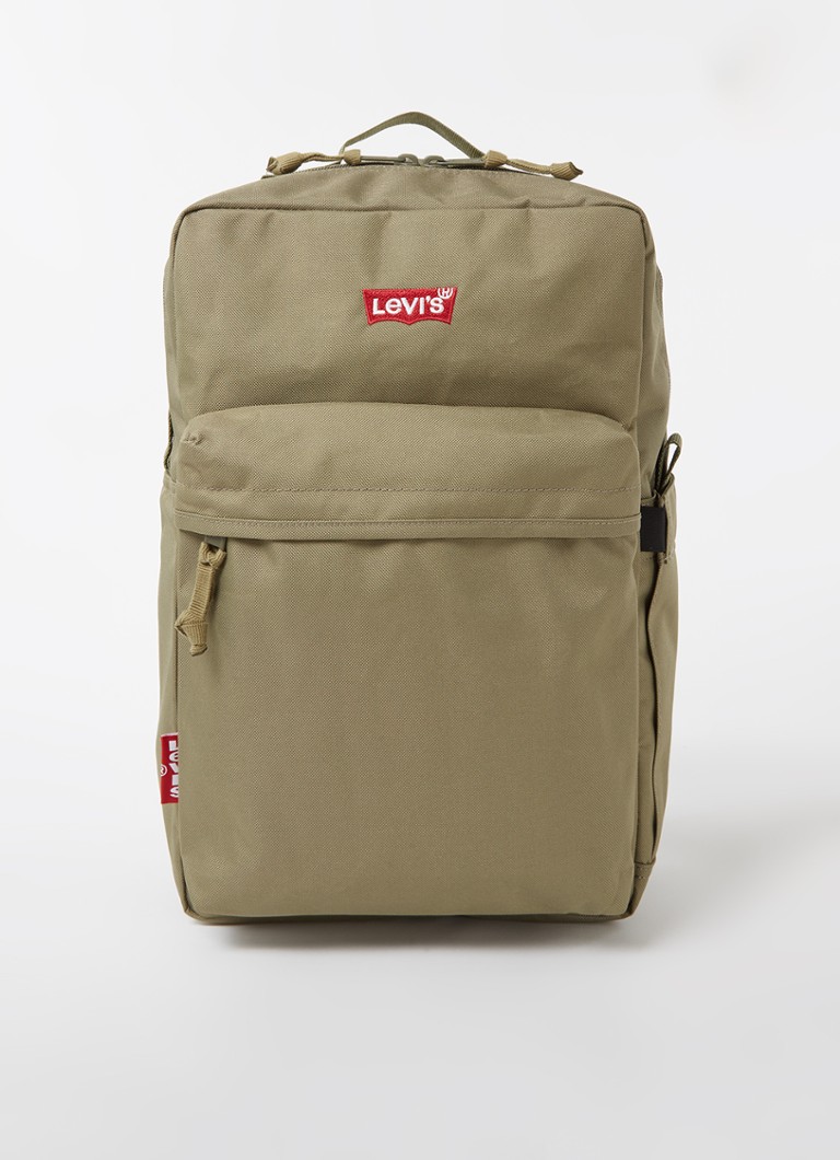 Levi's L Pack rugzak met 14 inch laptopvak • Mosgroen • de Bijenkorf