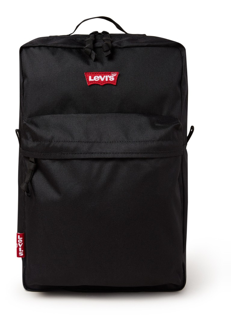 Levi's L Pack rugzak met 15 inch laptopvak • Zwart • de Bijenkorf