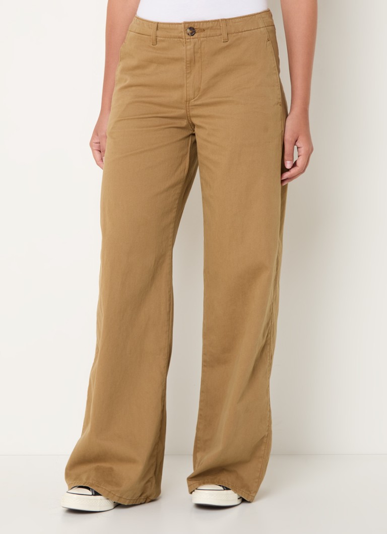 Levi's - Mid waist loose fit chino met steekzakken  - Camel