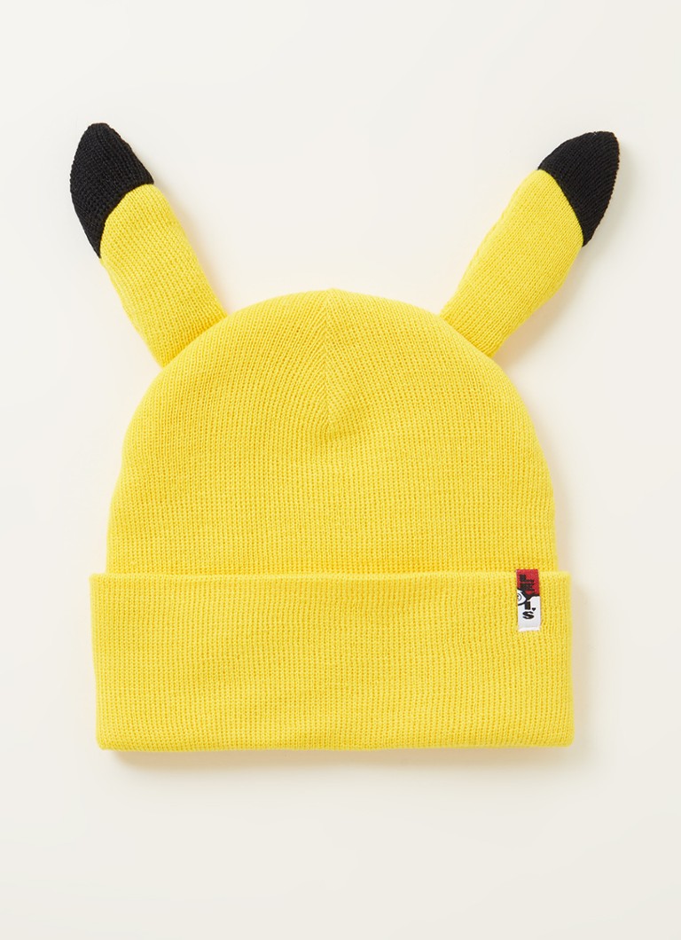 beanie geel