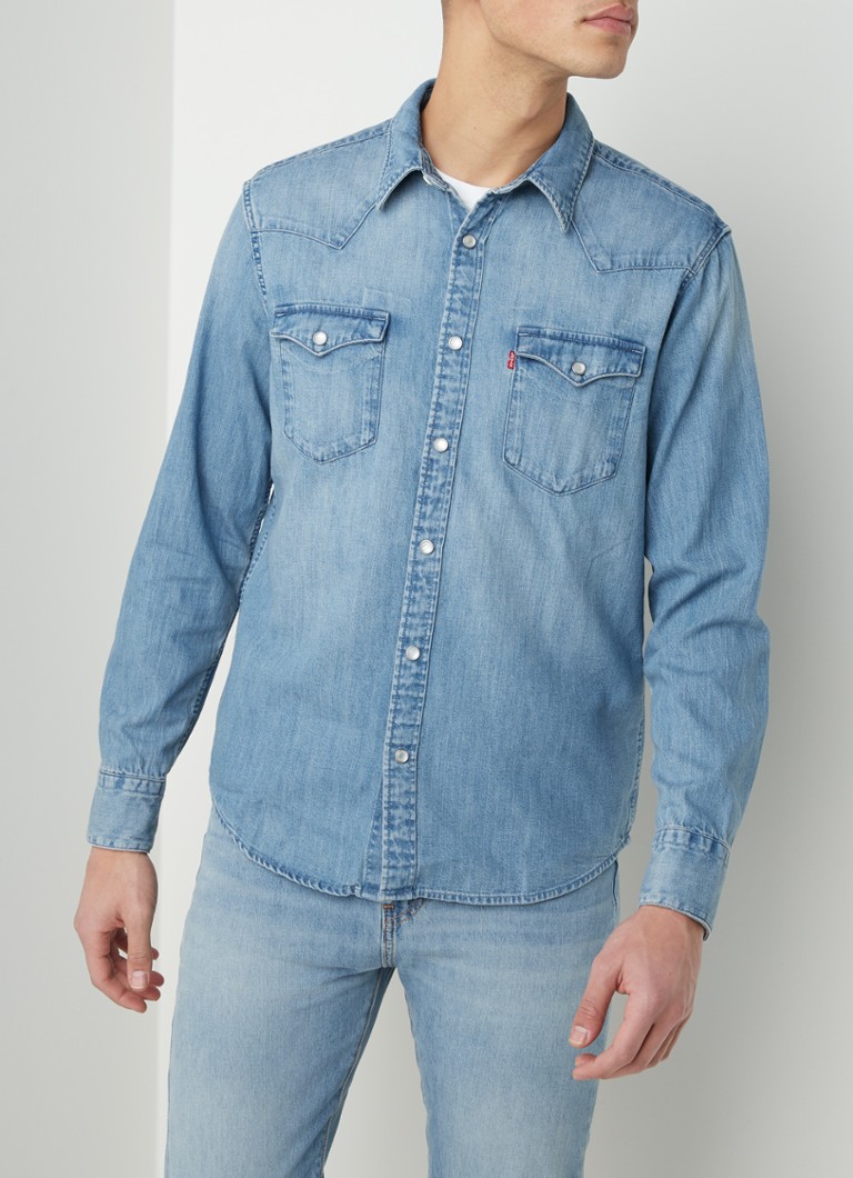 Levi's - Regular fit overhemd van denim - Jeans