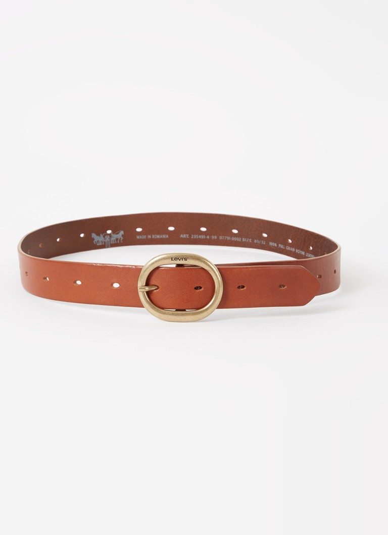 Levi's Riem van leer • Hazelnootbruin • de Bijenkorf