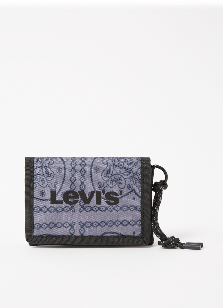Levi's Seasonal portemonnee met print • Blauwgrijs • de