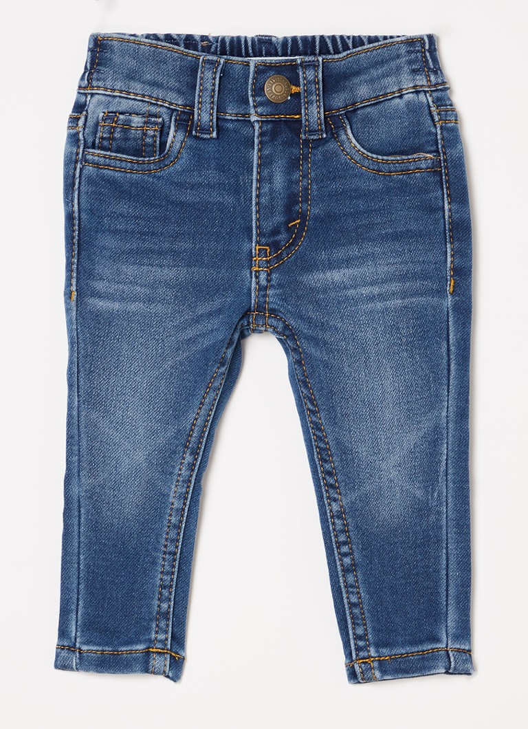 Levi's - Skinny fit jeans met stretch - Blauw