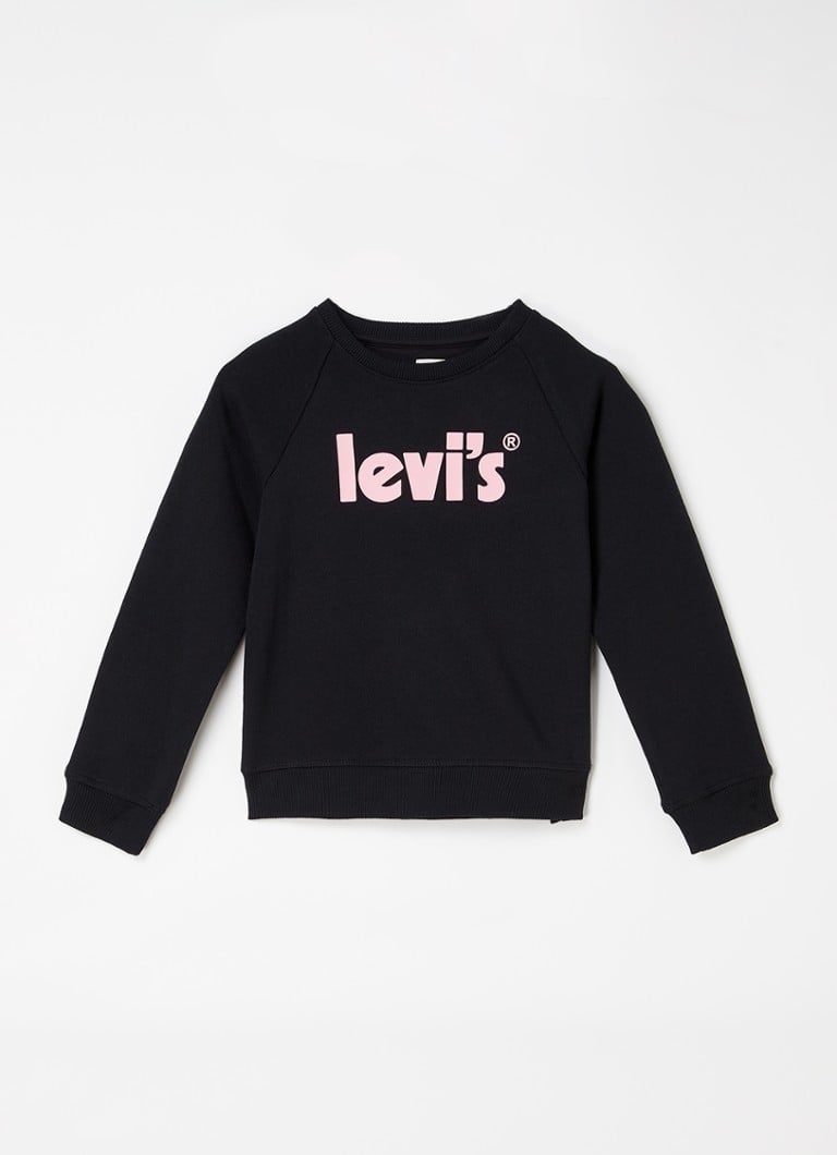 ochtendgloren Advertentie Lyrisch Levi's Sweater met logoprint • Zwart • de Bijenkorf
