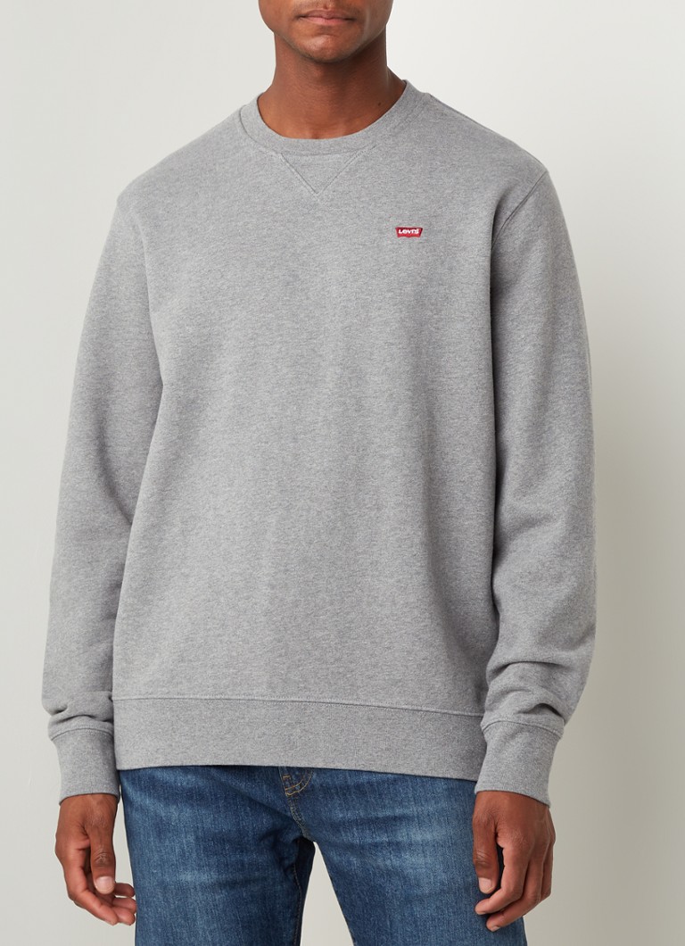 Ass in tegenstelling tot kant Levi's Sweater van katoen • Grijs • de Bijenkorf