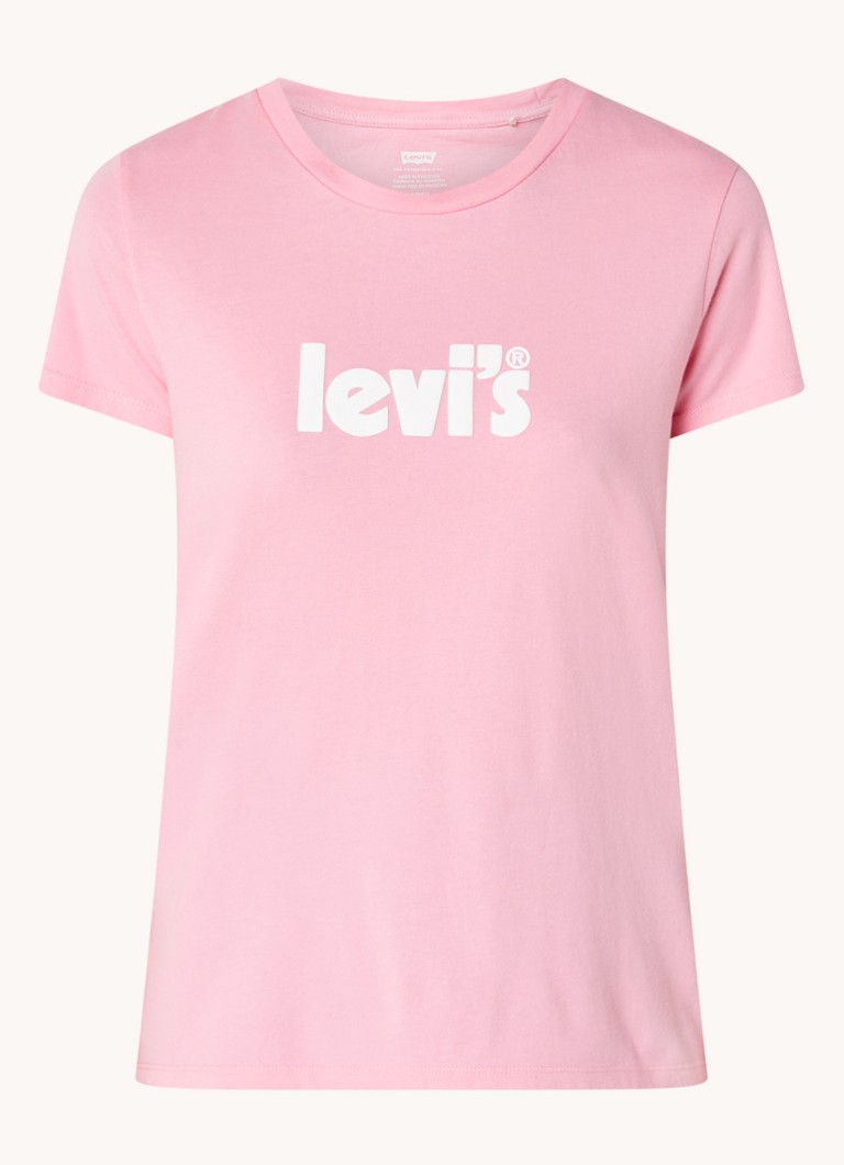 Zichzelf stewardess Tijdig Levi's T-shirt met logoprint • Roze • de Bijenkorf