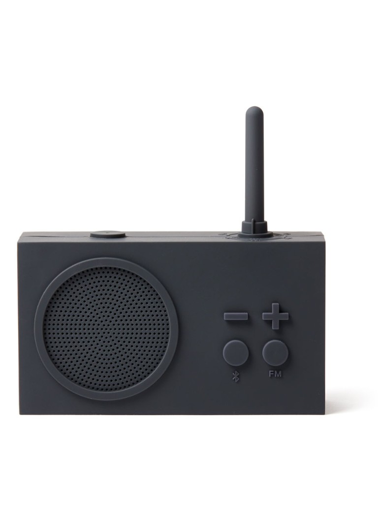 Lexon Tykho 3 waterproof radio & bluetooth speaker • Antraciet • de