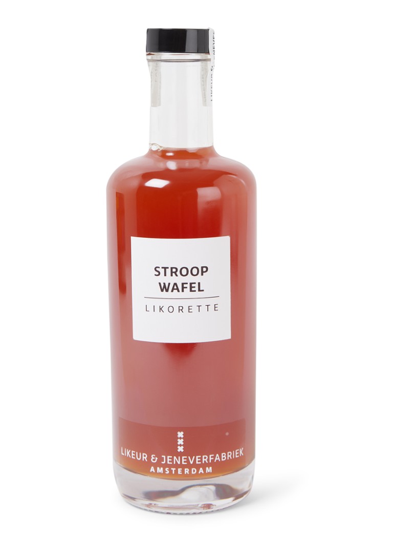 Likeur & Jeneverfabriek Amsterdam - Stroopwafel likorette 500 ml - Roodbruin