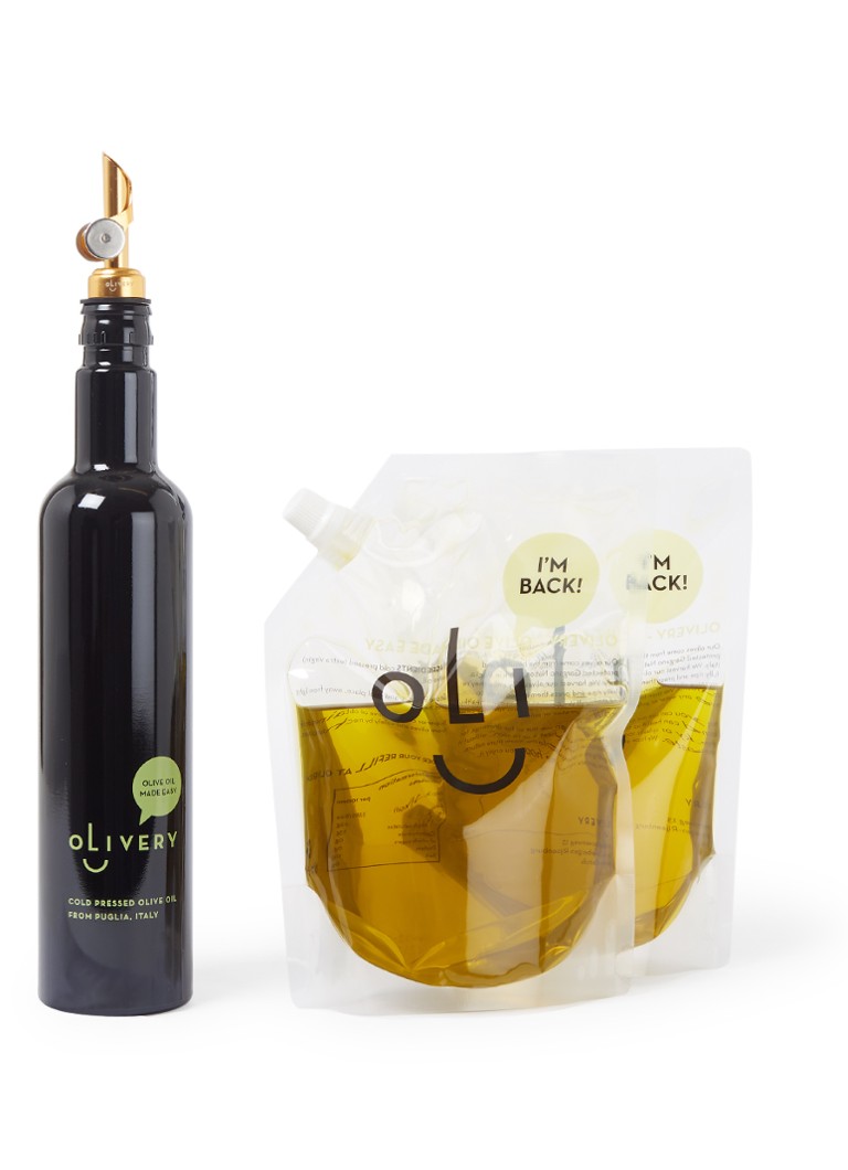 Liquido d'Oro - Starter Kit olijfolieset  2 x 450 ml - Groen