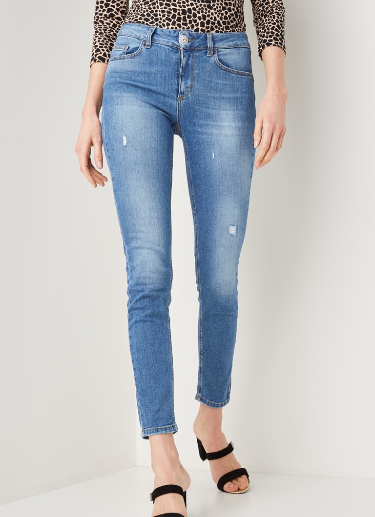 Liu Jo High waist skinny fit jeans met lichte wassing Jeans • de Bijenkorf