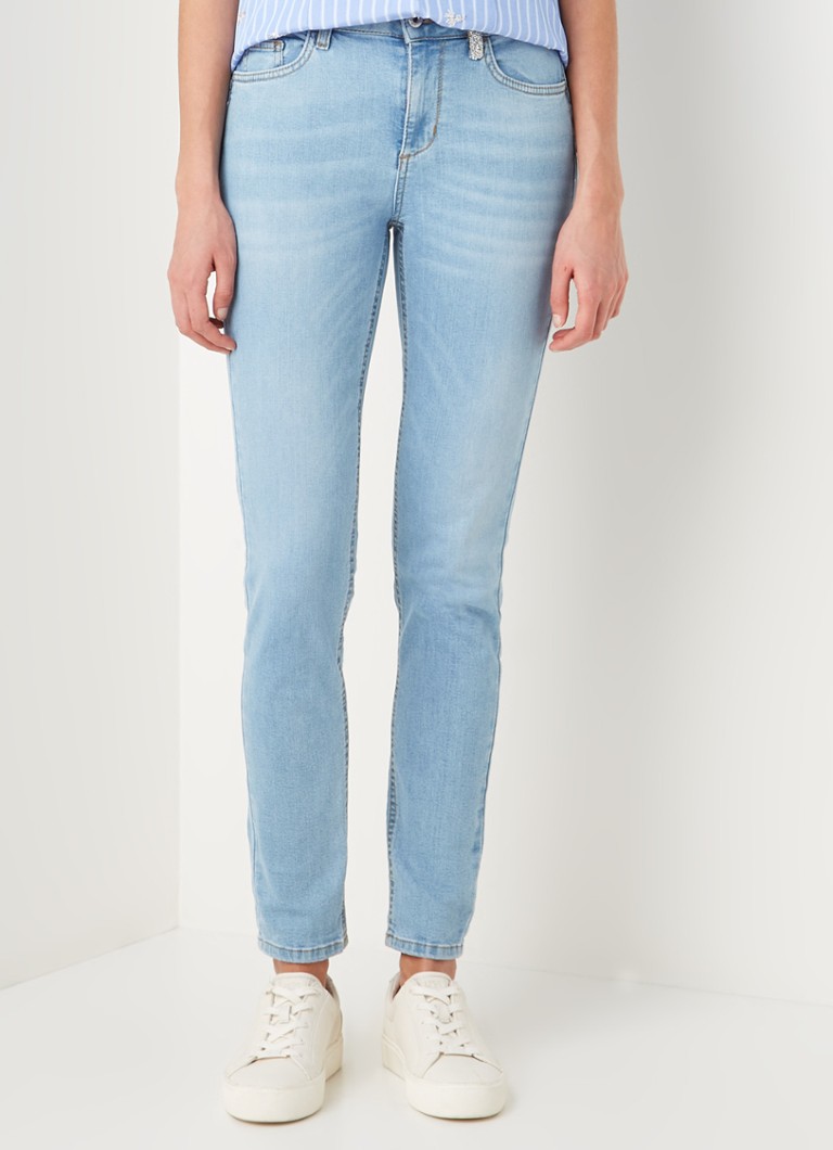 Liu Jo Mid waist skinny fit jeans met lichte wassing ...