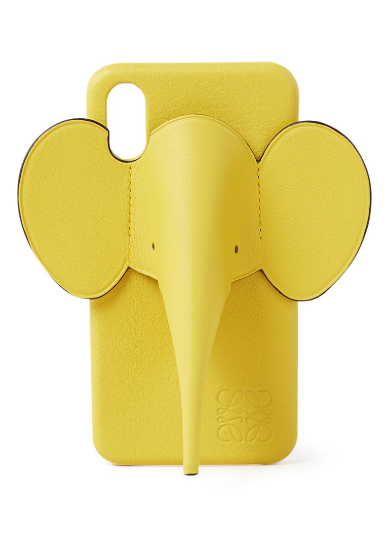 Loewe Elephant telefoonhoes voor iPhone XS Max • Geel • de Bijenkorf