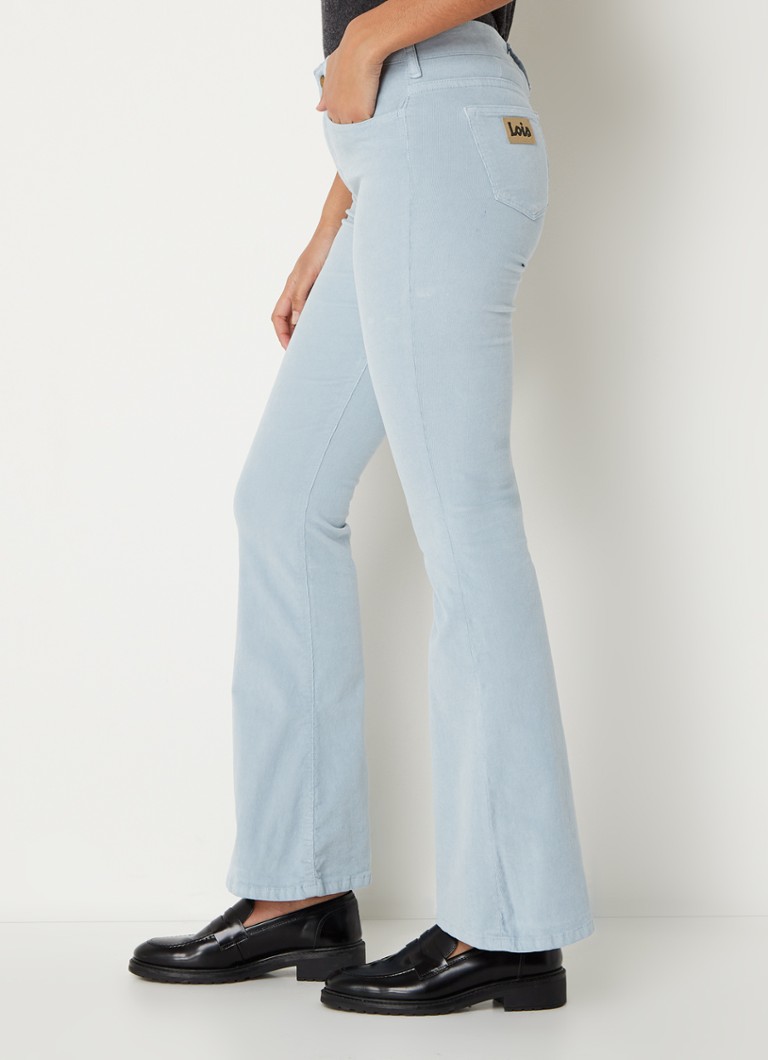 Lois Raval high waist flared jeans met stretch • Lichtblauw • de